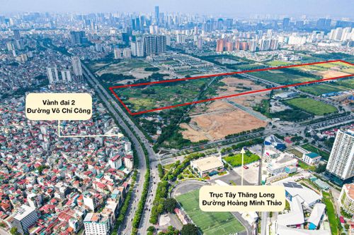 Những trục giao thông kết nối khu xây trụ sở bộ, ngành ở Tây Hồ Tây