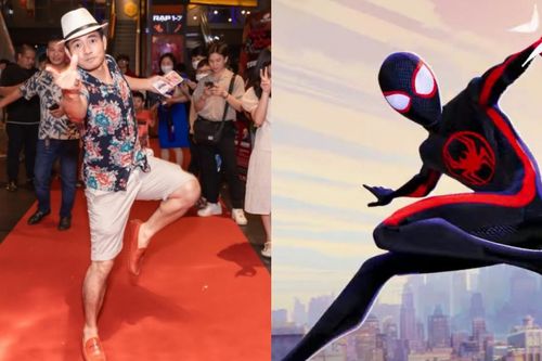 Xuân Bắc hào hứng trong buổi ra mắt 'Spider-Man: Across the Spider-Verse'