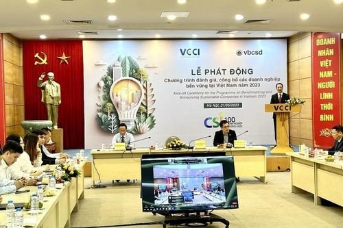 Phát động Chương trình đánh giá, công bố doanh nghiệp bền vững năm 2023
