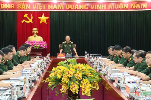 Hội nghị giao ban Tổng cục Chính trị tháng 5-2023