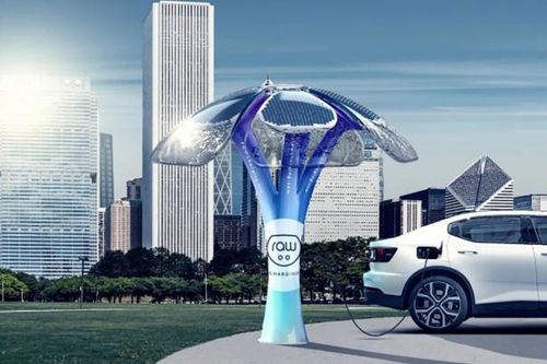 Cây năng lượng mặt trời, giải pháp mới để sạc ô tô điện
