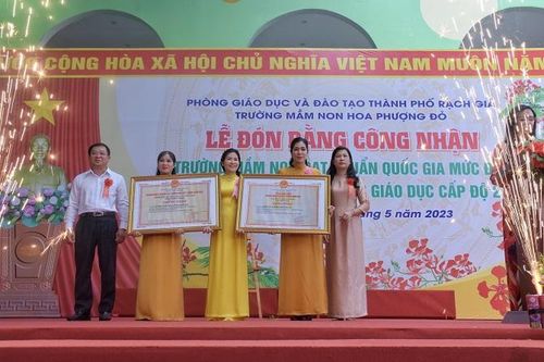 Kiên Giang có trường tư thục thứ 2 đạt chuẩn quốc gia mức độ 1