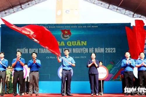 Tuổi trẻ PV GAS tích cực tham gia Chiến dịch Thanh niên tình nguyện hè 2023
