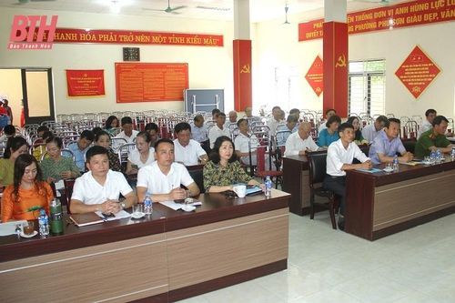 Phường Phú Sơn hoàn thành và hoàn thành vượt mức 13/17 chỉ tiêu Nghị quyết Đại hội