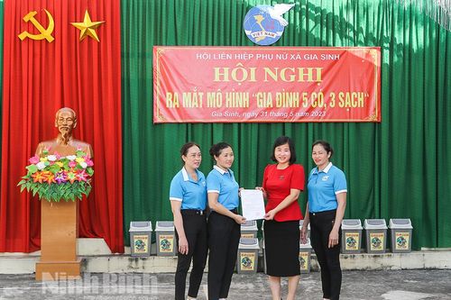 Ra mắt mô hình 'Gia đình 5 có, 3 sạch'