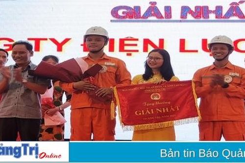 Trao 5 giải tại Hội thi An toàn, vệ sinh lao động