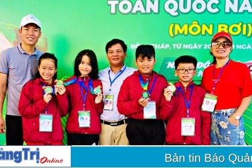 Đoàn Quảng Trị đoạt 11 huy chương tại Giải Thể thao học sinh phổ thông toàn quốc năm 2023