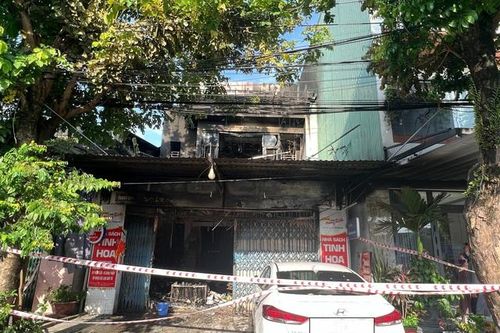 Quảng Nam: Hai vợ chồng tử vong trong vụ cháy cửa hàng văn phòng phẩm