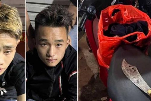 Thủ dao quắm, 2 đứa trẻ 10X gây hàng loạt vụ cướp đêm manh động