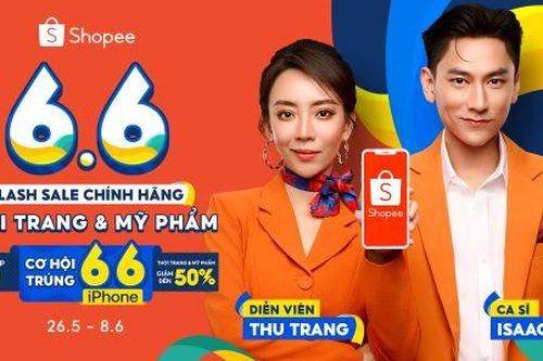 Hè sang đón 6.6 Flash Sale chính hãng, Shopee gia tăng ưu đãi và miễn phí vận chuyển toàn sàn