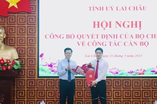 Tỉnh ủy Lai Châu công bố quyết định của Bộ Chính trị về công tác cán bộ