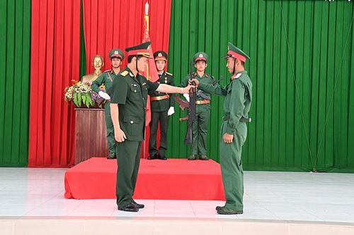 Trà Vinh tổ chức lễ tuyên thệ chiến sĩ mới