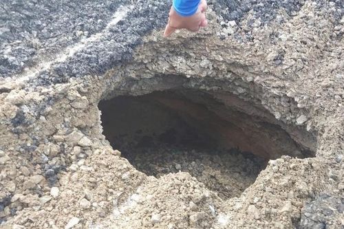 Phú Yên: Khẩn trương khắc phục sự cố hố sâu bất thường trên quốc lộ 1