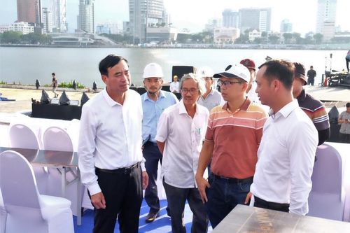 Lãnh đạo thành phố Đà Nẵng kiểm tra công tác chuẩn bị lễ hội pháo hoa