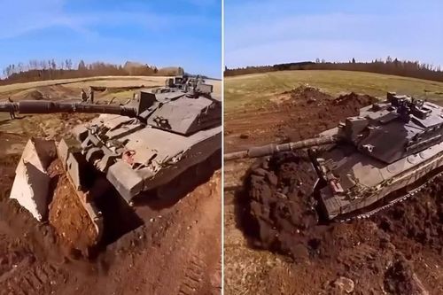 Tới lượt xe tăng Challenger 2 được Ukraine huấn luyện vượt 'răng rồng'