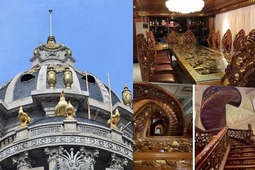 Nội thất 'dát vàng' trong biệt thự 300 tỷ của đại gia sắt vụn
