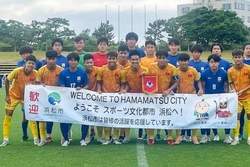 Bóng đá giao hữu: U17 Việt Nam hòa đội Đại học Tokoha, Nhật Bản