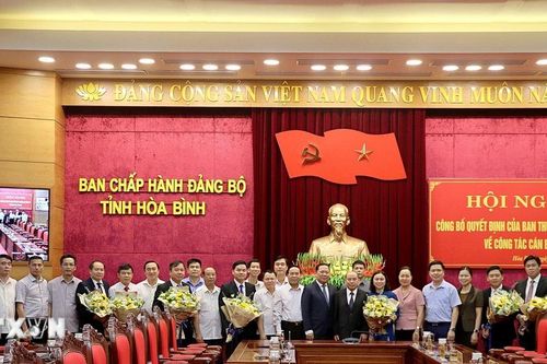 Tỉnh ủy Hòa Bình tổ chức hội nghị công bố về công tác cán bộ