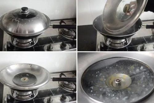 Nắp nồi bám bẩn lâu ngày, làm cách này là sạch bong, không phải cọ rửa vất vả