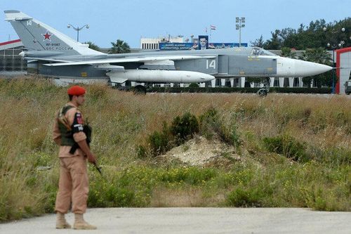Không quân Nga không kích chính xác, phá hủy một sở chỉ huy của khủng bố ở Idlib, Syria