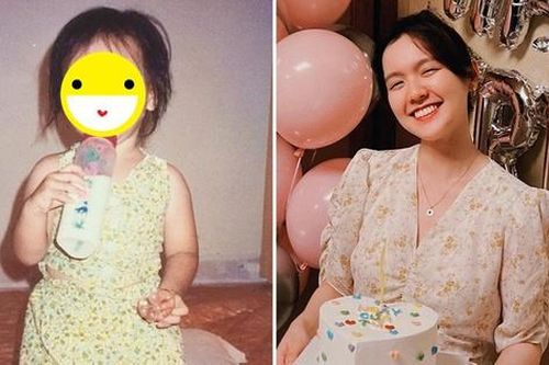 Hải Tú khoe ảnh thơ ấu, dung mạo thế nào mà lớn xinh xuất sắc?
