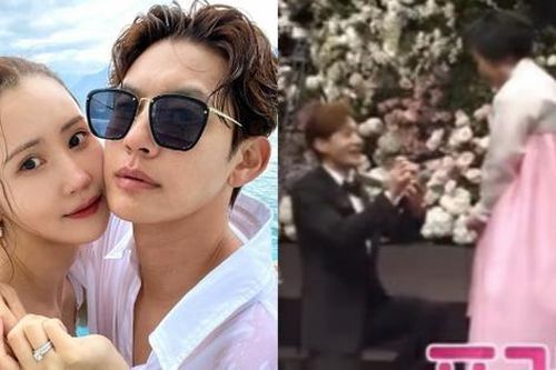 Se7en bất ngờ quỳ gối nói 1 với mẹ Lee Da Hae giữa hôn lễ, khiến bà rơi nước mắt