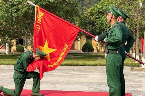 Bộ Chỉ huy Bộ đội Biên phòng tỉnh tổ chức Lễ tuyên thệ cho chiến sĩ mới