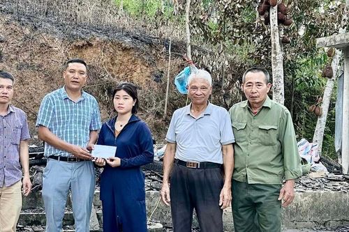 Bảo Thắng hỗ trợ gia định bị hỏa hoạn