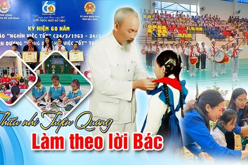 Thiếu nhi Tuyên Quang làm theo lời Bác