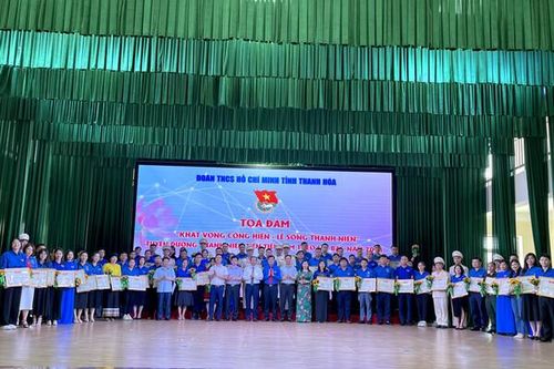 Thanh Hóa: Tuyên dương 75 thanh niên tiên tiến làm theo lời Bác