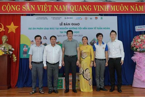 SCGC và LSP bàn giao thành công Mô hình Phân loại Rác thải Tại nguồn - Mô hình Trường học