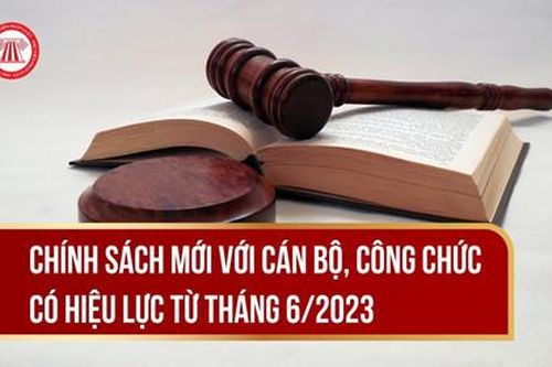 Những chính sách có hiệu lực từ 06/2023
