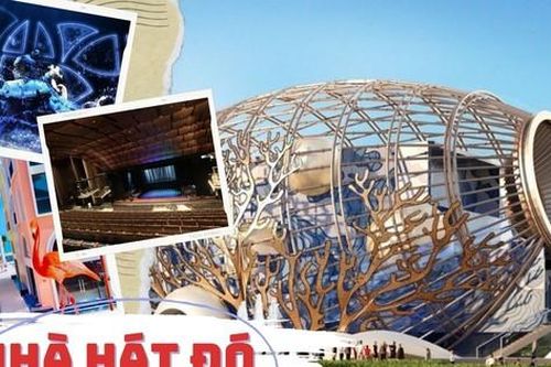 Nhà hát đậm chất nghệ thuật lấy cảm hứng từ dụng cụ bắt cá ở Nha Trang