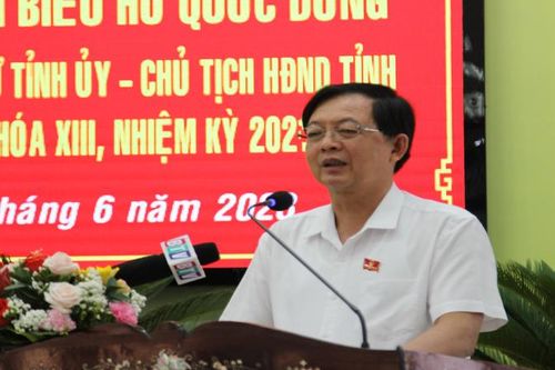 Bình Định: Cử tri quan tâm dự án cảng và Khu liên hợp gang thép Long Sơn