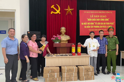 Phường Cống Vị (Ba Đình, Hà Nội): Tăng cường tuyên truyền về phòng cháy chữa cháy cho người dân