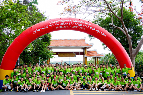 Giải chạy 'CNG Vietnam Run 2023 - Hành trình kiến tạo tương lai xanh' chào mừng kỷ niệm 16 năm thành lập