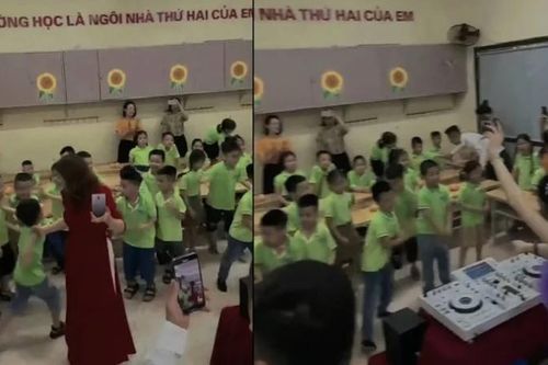 Phụ huynh thuê DJ mừng các bé nghỉ hè, netizen tranh cãi