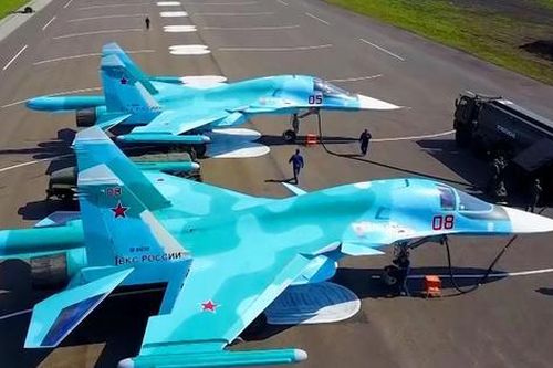 Không quân Nga nhận thêm 'xe tăng bay' Su-34