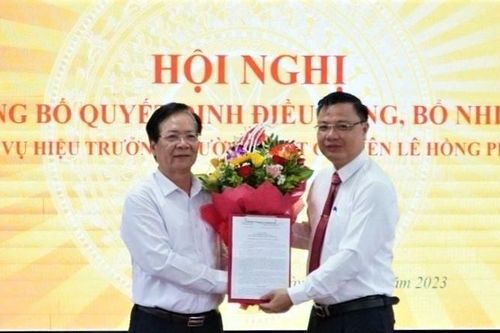 Chánh Văn phòng Sở GD-ĐT giữ chức Hiệu trưởng Trường Chuyên Lê Hồng Phong