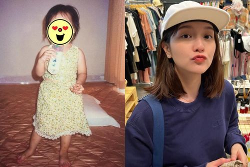 Khoe ảnh ngày bé, Hải Tú nhận 'cơn mưa' lời khen vì visual quá dễ thương