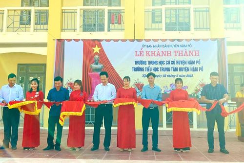 Khánh thành Trường THCS và Tiểu học trung tâm huyện Nậm Pồ