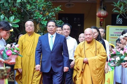 Thủ tướng Phạm Minh Chính chúc mừng Đại lễ Phật đản