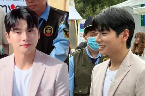 Lee Yi Kyung tái ngộ fan Việt, visual đẹp tỏa nắng bất chấp cam thường
