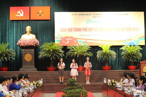 Lãnh đạo TP.HCM gặp gỡ, lắng nghe thiếu nhi năm 2023