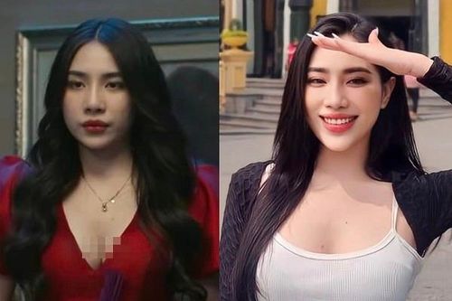 Vẻ gợi cảm của diễn viên Hương Su đóng 'em Đào karaoke'