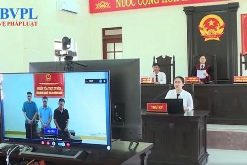 VKSND huyện Hà Trung phối hợp tổ chức phiên tòa hình sự trực tuyến đầu tiên