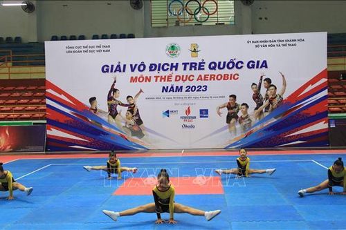 Thành phố Hồ Chí Minh xếp thứ nhất Giải vô địch trẻ Quốc gia Aerobic năm 2023