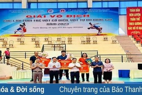 Thanh Hóa giành kết quả nổi bật ở giải Vô địch các lứa tuổi trẻ vật cổ điển, vật tự do quốc gia 2023