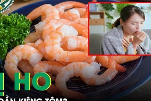 Có nên kiêng tôm khi bị ho?
