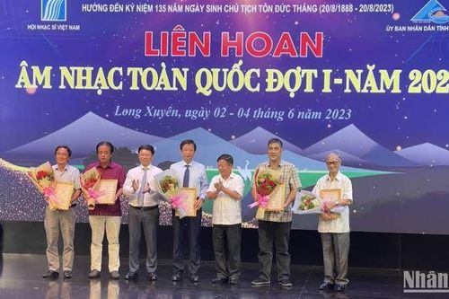 Bế mạc Liên hoan Âm nhạc toàn quốc đợt I